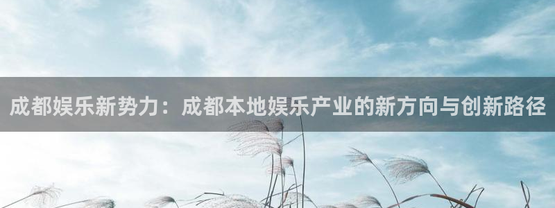 星空娱乐下载：成都娱乐新势力：成都本地娱乐产业的新方向与创新路径